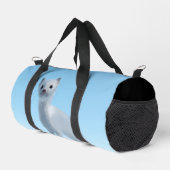 Arktischer Wiesel Charme Duffle Bag (Rechte Ecke)