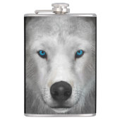 Arktischer Wolf Flachmann (Vorderseite)