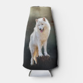 Arktischer Wolf Flaschenkühler (Vorderseite)