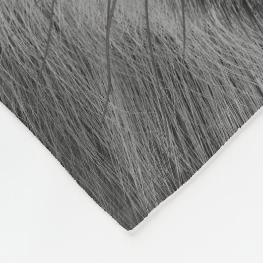 Arktischer Wolf Fleecedecke (Ecke)