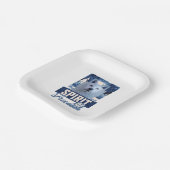 Arktischer Wolf Geist der Freiheit Wildlife Design Pappteller (Gewinkelt)