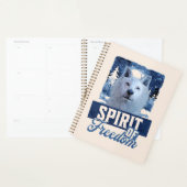 Arktischer Wolf Geist der Freiheit Wildlife Design Planer (Anzeige)