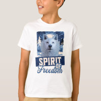 Arktischer Wolf Geist der Freiheit Wildlife Design