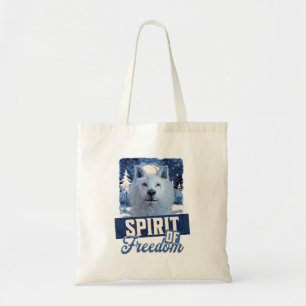 Arktischer Wolf Geist der Freiheit Wildlife Design Tragetasche