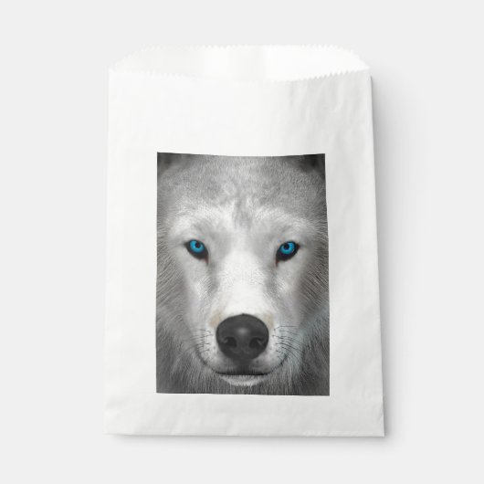 Arktischer Wolf Geschenktütchen (Vorderseite)