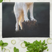 Arktischer Wolf Handtuch (Gefaltet)