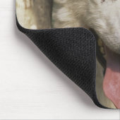 Arktischer Wolf im Wald Mousepad (Ecke)