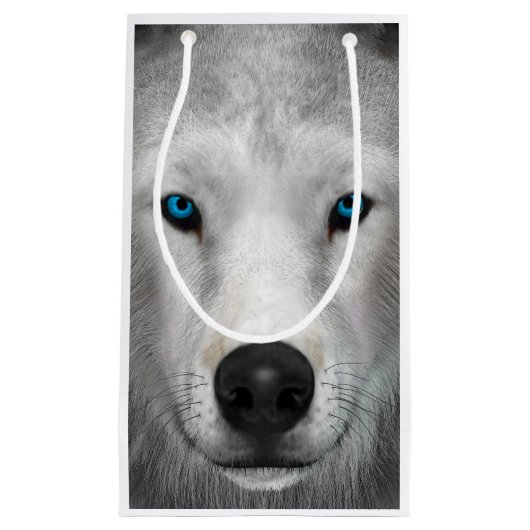 Arktischer Wolf Kleine Geschenktüte (Vorderseite)