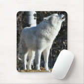 Arktischer Wolf Mousepad (Mit Mouse)
