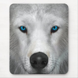 Arktischer Wolf Mousepad