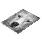 Arktischer Wolf Notizblock (Linke Seite)