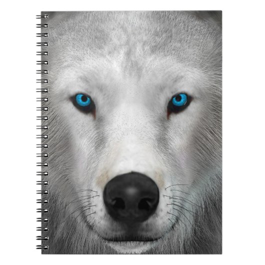 Arktischer Wolf Notizblock (Vorderseite)