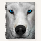Arktischer Wolf Notizblock (Vorderseite)
