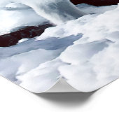 Arktischer Wolf Poster (Ecke)