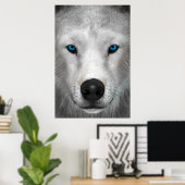 Arktischer Wolf Poster (Heimbüro)