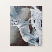 Arktischer Wolf Puzzle (Vertikal)