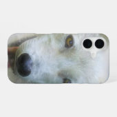ARKTISCHER WOLF SCHNEE-DURCHBRECHER iPhone 16 HÜLLE (Rückseite (Horizontal))