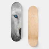 Arktischer Wolf Skateboard (Vorderseite)