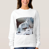 Arktischer Wolf Sweatshirt (Vorderseite)