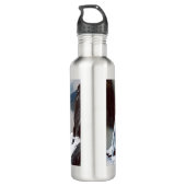 Arktischer Wolf Trinkflasche (Rückseite)