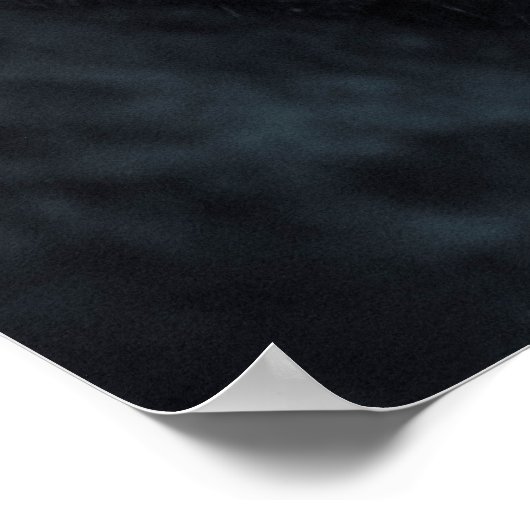 Arktischer Wolf (weiß) Poster (Ecke)