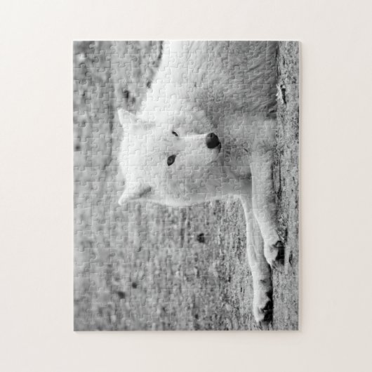 Arktischer Wolf - Weißwolf Puzzle (Vertikal)