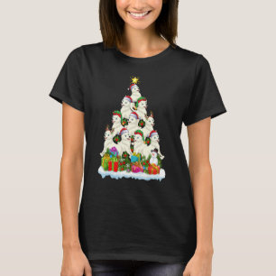 Arktischer Wolf Xmas Weihnachtsbaum Arktis Weihnac T-Shirt