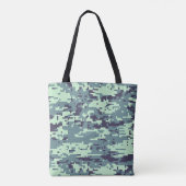 Arktisches Digital-Tarnmuster Tasche (Rückseite)