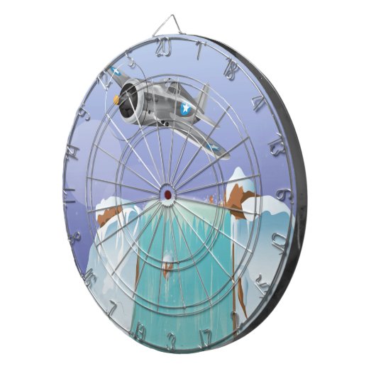 Arktisches Erlebnis Dartscheibe (Vorderseite rechts)