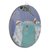 Arktisches Erlebnis Dartscheibe (Vorderseite Links)