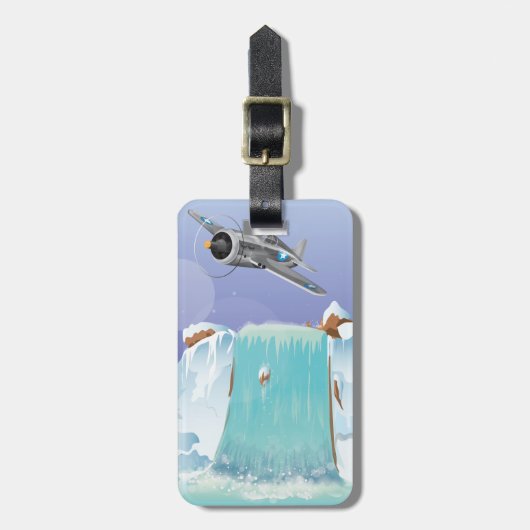 Arktisches Erlebnis Gepäckanhänger (Vorderseite vertikal)