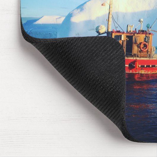 arktisches Fischen mousepad (Ecke)