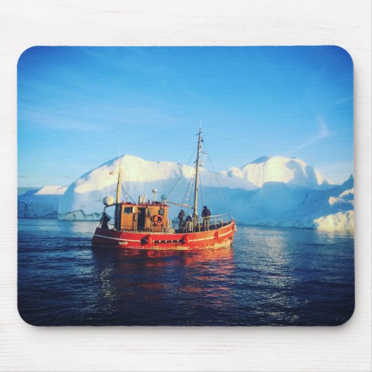 arktisches Fischen mousepad (Vorne)