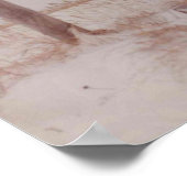 Arktisches Fleisch, Trockenraps, alter Steg. Lay V Poster (Ecke)