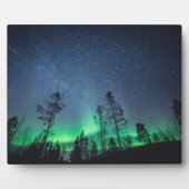 Arktisches Foto für Nordlichter Fotoplatte (Vorderseite)