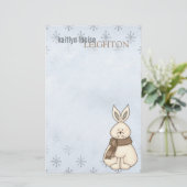 Arktisches Häschen • Briefpapier (Stehend Vorderseite)