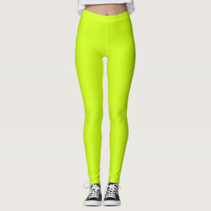 Arktisches Limette (einfarbig) Leggings