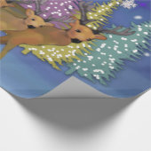 Arktisches Ren-Packpapier Geschenkpapier (Ecke)
