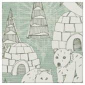 arktisches Retro Stoff (Nahaufnahme)