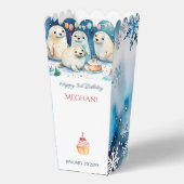 Arktisches Siegel WinterGeburtstag personalisierte Geschenkschachtel (Vorderseite)