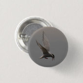 Arktisches Tern-Abzeichen Button (Vorne & Hinten)