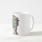 Arktisforscher (grün) kaffeetasse (VorderseiteRechts)
