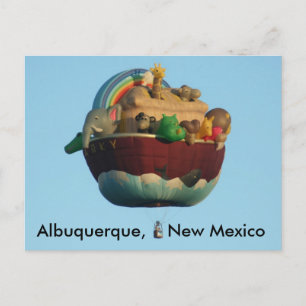 Arky Hot Air Ballon Postkarte