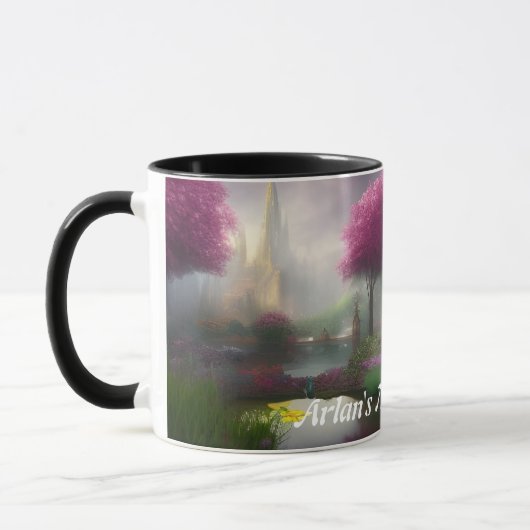 Arlans Morgentee Personalisiert anpassbar Tasse (Links)