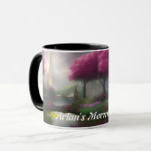 Arlans Morgentee Personalisiert anpassbar Tasse (Vorderseite Links)