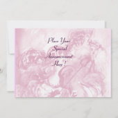 ARLECCHINA VIOLINIST Mardi Gras Masquerade Party Einladung (Rückseite)