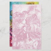 ARLECCHINA VIOLINIST / Venezianische Karnevalsnach Briefpapier (Vorne/Hinten)