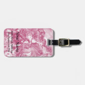 ARLECCHINA VIOLINIST / Venezianische Karnevalsnach Gepäckanhänger (Vorderseite horizontal)