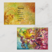 ARLECCHINA VIOLINIST, Violine, Musik, Theaterkünst Visitenkarte (Vorne/Hinten)