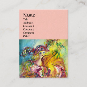 ARLECCHINA VIOLINIST, Violine, Musik, Theaterkünst Visitenkarte